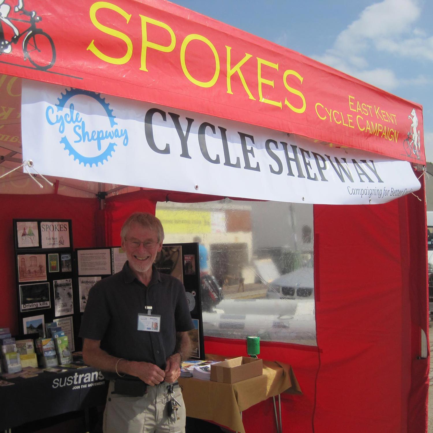 Paul Rees - CYSY Committee Member and Supporter of Spokes, the East Kent Cycling Campaign Group